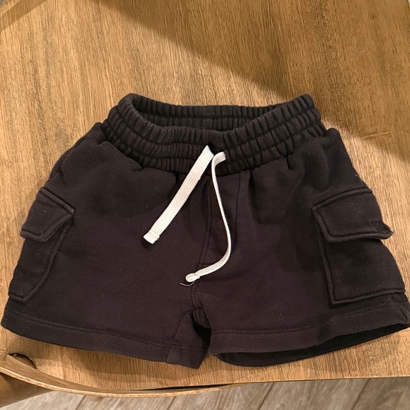 Little Bipsy Other - Little Bipsy Black Baby Drawstring Shorts